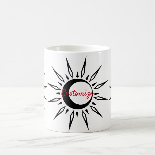 日輝く三日月サンダー_コーブ コーヒーマグカップ (中央)