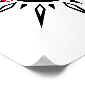 日輝く三日月サンダー_コーブ ポスター (角)