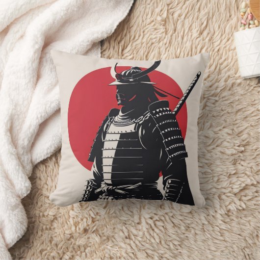 「日輪の侍（Nichirin no Samurai）」 クッション (ブランケット)