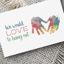 日遊付レインボー手書きカード