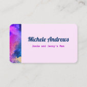 日遊付Momカードカードカラー文字 名刺 (正面)