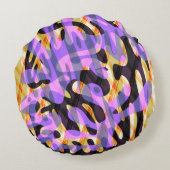 日除け丸い枕 ラウンドクッション (裏面)