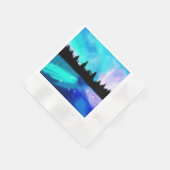 日除け反射ナプキン 縁ありカクテルナプキン (角)