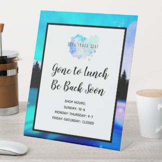 日除け反射 台座サイン