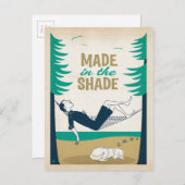 日陰で作られる ポストカード (正面/裏面)