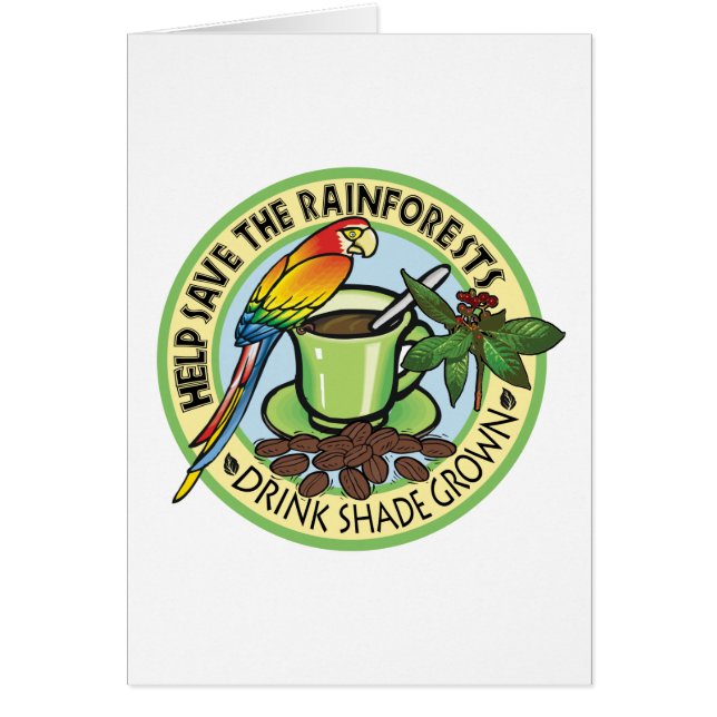 日陰で育ったコーヒー (正面)