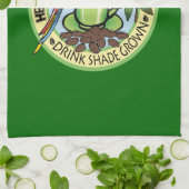 日陰で育ったコーヒー キッチンタオル (折り畳み)