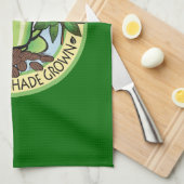 日陰で育ったコーヒー キッチンタオル (四つ折り)