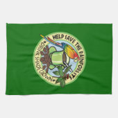 日陰で育ったコーヒー キッチンタオル (横)