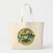 日陰で育ったコーヒー ラージトートバッグ (正面)