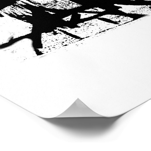 日陰の太鼓 ポスター (角)