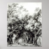 日陰の路地、c.1773-74 ポスター (正面)