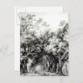 日陰の路地、c.1773-74 ポストカード (正面/裏面)