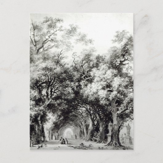 日陰の路地、c.1773-74 ポストカード (正面)