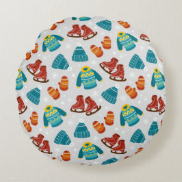 日霜の降りたズコージー ラウンドクッション