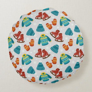 日霜の降りたズコージー ラウンドクッション