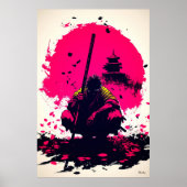 日静かの下の戦士の僧侶 ポスター (正面)