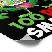 日頭が切れるスハッピースクールおもしろいモンスター100日目 ポスター (角)