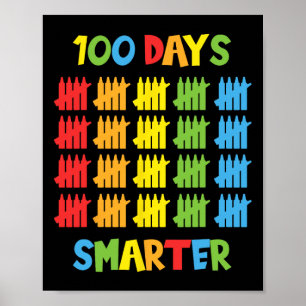 日頭が切れる先生キッズチャイルド100th Day Of Scho ポスター