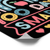 日頭が切れる100日学校先生女子ボーイ ポスター (角)