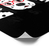 日頭が切れる101日学校ダルマティアンドッグティーシュ ポスター (角)