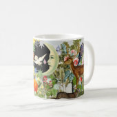 日食のクラシックなカフェのマグ コーヒーマグカップ (正面右)