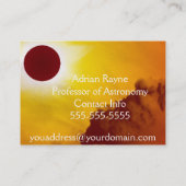 日食の名刺 名刺 (裏面)