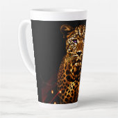 日食の威厳 カフェラテマグ (左アングル)