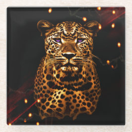 日食の威厳 ガラスコースター