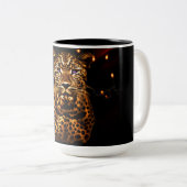 日食の威厳 ツートーンマグカップ (正面右)