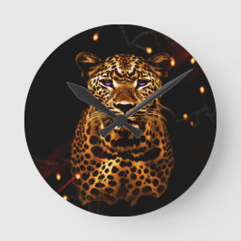 日食の威厳 ラウンド壁時計