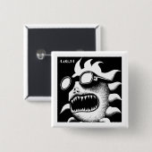 日食の苦悩 缶バッジ (正面&裏面)