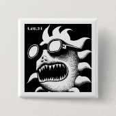 日食の苦悩 缶バッジ (正面)