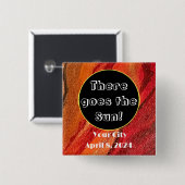 日食は太陽をパーソナライズする 缶バッジ (正面&裏面)