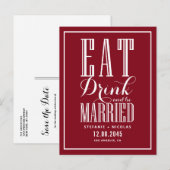 日食べ付けを祝して飲結婚したみ干す 案内ポストカード (正面/裏面)