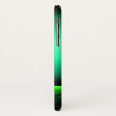 日食モノグラム鮮やか黒緑 Case-Mate iPhoneケース (裏面/左)