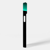 日食モノグラム鮮やか黒緑 Case-Mate iPhoneケース (裏面 / 右)