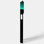 日食モノグラム鮮やか黒緑 Case-Mate iPhoneケース (裏面 / 右)