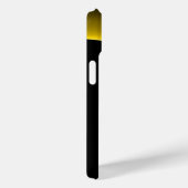 日食モノグラム鮮やか黒黄 Case-Mate iPhoneケース (裏面 / 右)