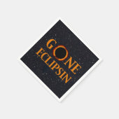 日食太陽の食 スタンダードカクテルナプキン (角)