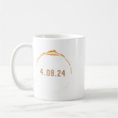 日食太陽の2024総和4月8日 コーヒーマグカップ (左)