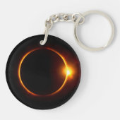 日食暗い日曜日及び月 キーホルダー (裏面)