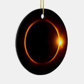 日食暗い日曜日及び月 セラミックオーナメント (右)