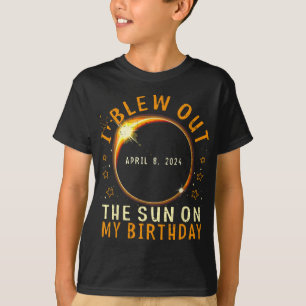 日食誕生日吹私の誕生日上の太陽から Tシャツ