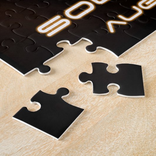 日食 ジグソーパズル (側面)