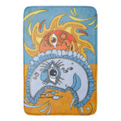 日食 バスマット (正面縦)