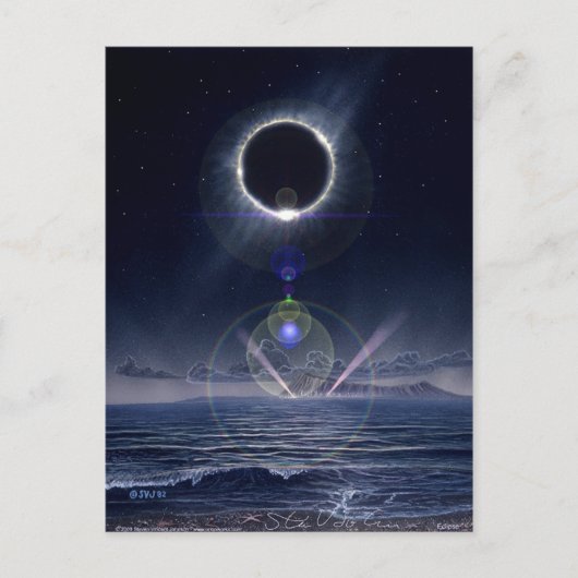 日食 ポストカード (正面)