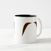 日髭 ツートーンマグカップ (正面右)