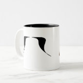 日髭 ツートーンマグカップ (正面左)