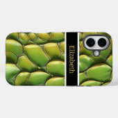 日鮮やか光の蛇紋模様 Case-Mate iPhoneケース (裏面 (横))